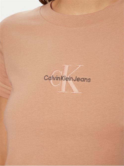 MONOLOGO SLIM TEE CALVIN KLEIN JEANS | J20J223563/TGW